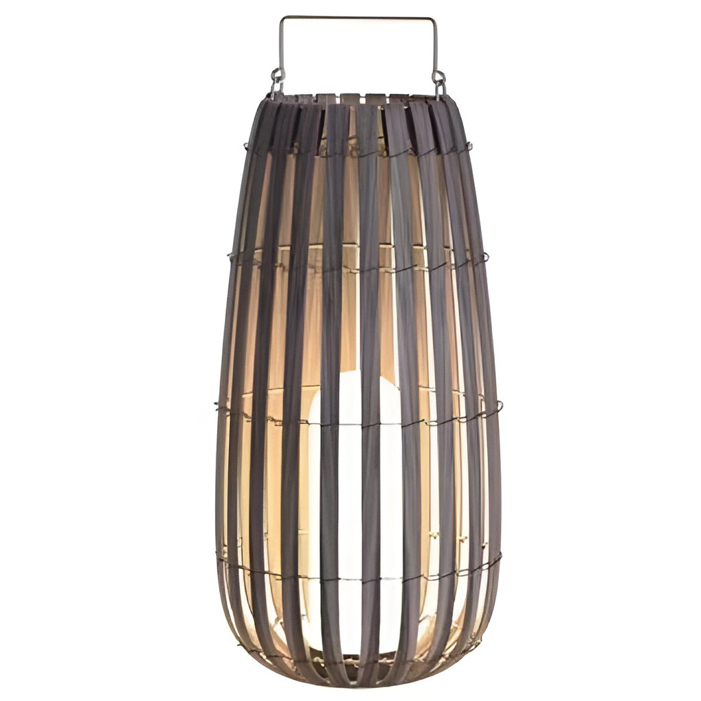 Liora Buitenlantaarn – Handgemaakte Rotan-Style Tuinlamp met Warm LED Licht