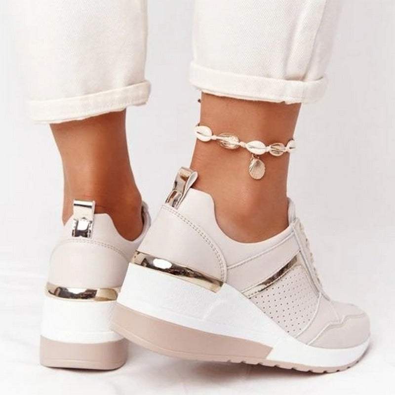 Dames sneakers – casual elegant, comfortabel, ademend, dagelijks