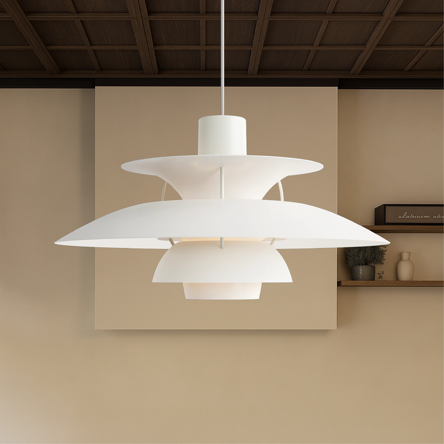 Multilayer Hanglamp – Driedelige Deens Designlamp van Aluminium | Moderne LED Hangverlichting voor Eettafel, Keuken of Woonkamer