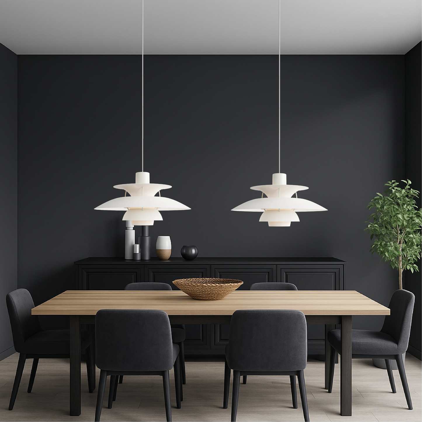 Multilayer Hanglamp – Driedelige Deens Designlamp van Aluminium | Moderne LED Hangverlichting voor Eettafel, Keuken of Woonkamer