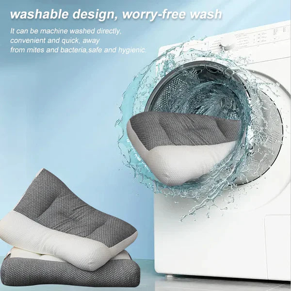 Orthopedisch Neksteunkussen – Ergonomisch Slaapkussen voor Nek- en Schouderklachten | Grijs of Wit – 48x74 cm