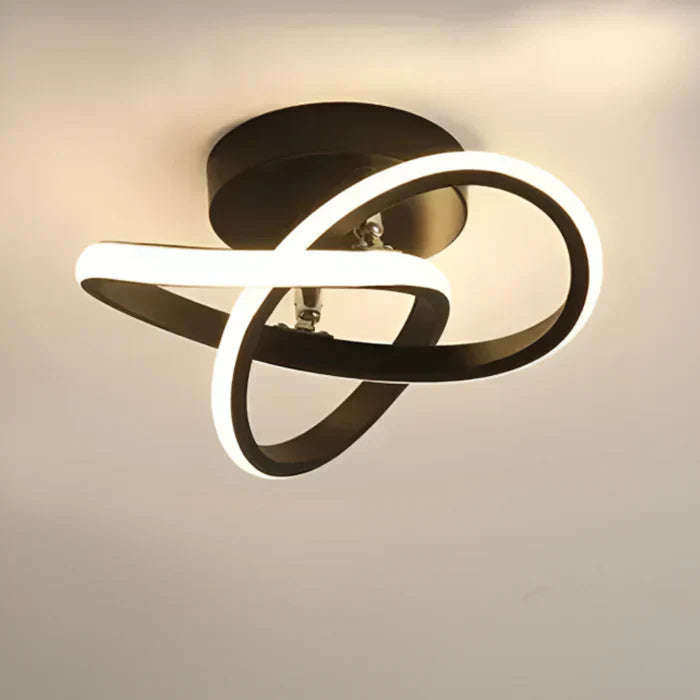 Orbiloop LED Plafondlamp – Moderne Plafondverlichting met Abstracte Dubbele Ring