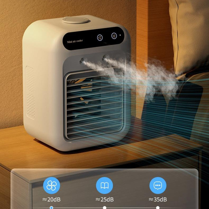 Draagbare Aircooler met Waterkoeling – USB Ventilator voor Binnen & Auto