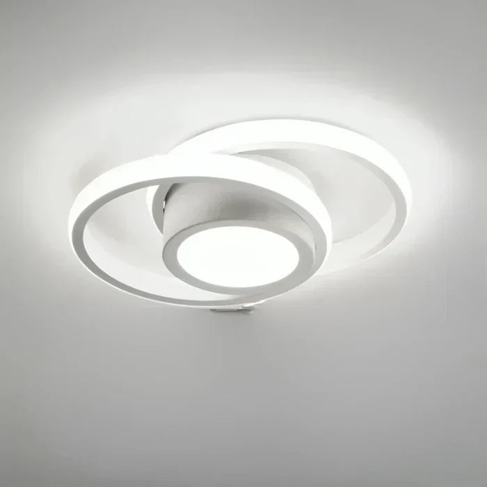 Orbiloop LED Plafondlamp – Moderne Plafondverlichting met Abstracte Dubbele Ring