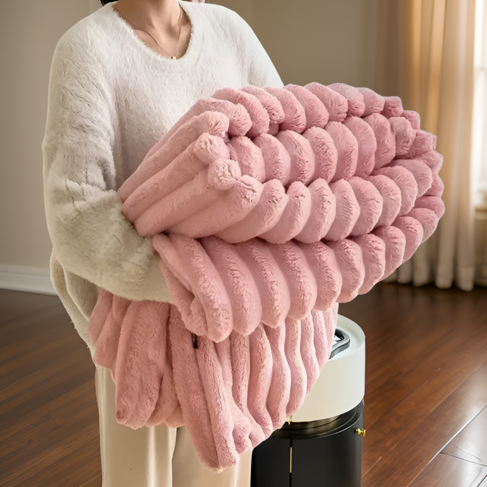 Luxe Pluche Fleece Deken voor Bank & Woonkamer – Zachte Warme Cozy Deken voor Sofa, Winter Deken in Verschillende Kleuren & Formaten