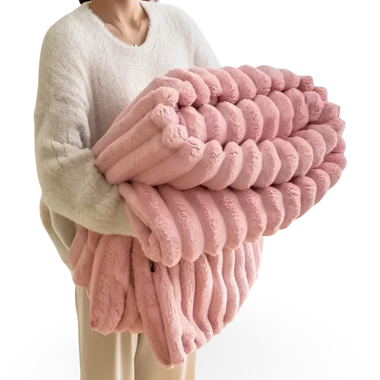 Luxe Pluche Fleece Deken voor Bank & Woonkamer – Zachte Warme Cozy Deken voor Sofa, Winter Deken in Verschillende Kleuren & Formaten