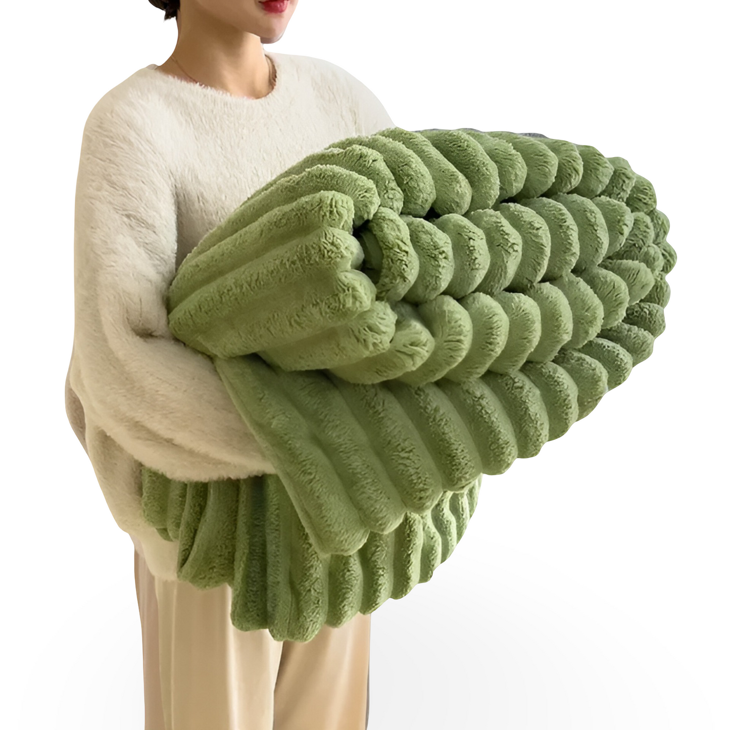 Luxe Pluche Fleece Deken voor Bank & Woonkamer – Zachte Warme Cozy Deken voor Sofa, Winter Deken in Verschillende Kleuren & Formaten