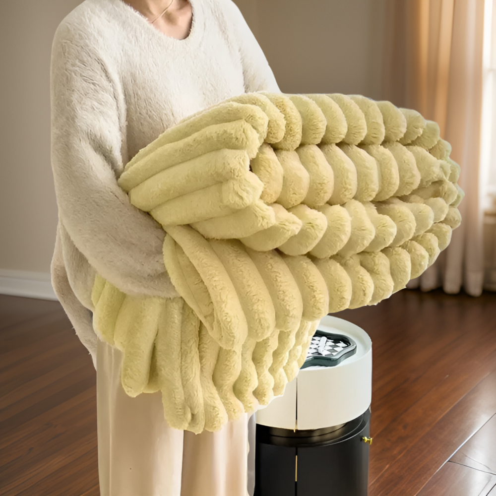 Luxe Pluche Fleece Deken voor Bank & Woonkamer – Zachte Warme Cozy Deken voor Sofa, Winter Deken in Verschillende Kleuren & Formaten