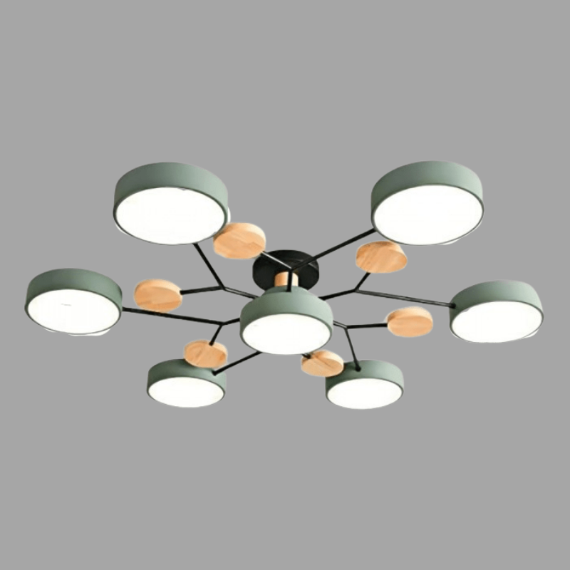 Ljusgren – Scandinavische LED Plafondlamp met Vertakte Vorm | Modern & Energiezuinig Ontwerp