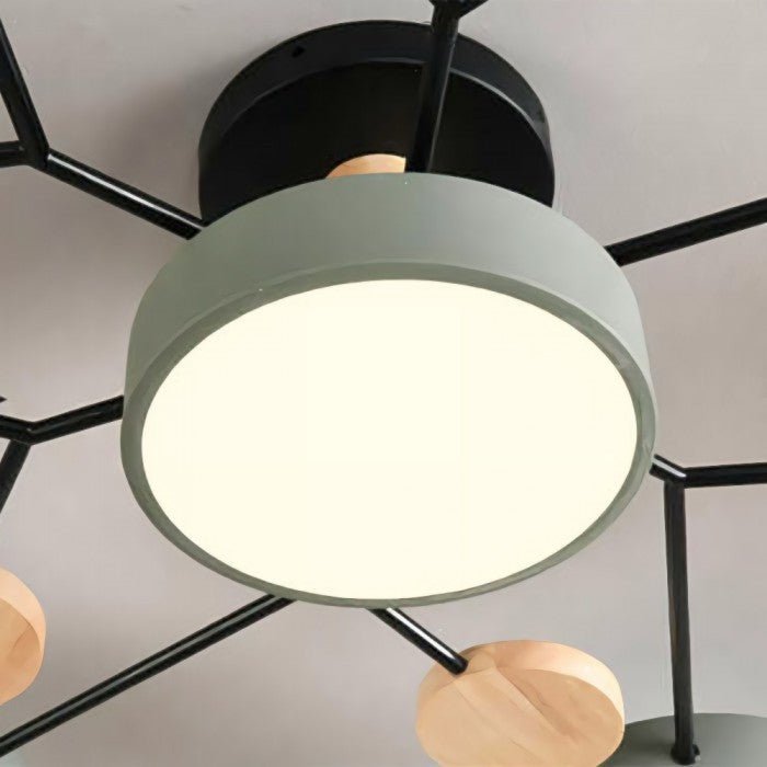 Ljusgren – Scandinavische LED Plafondlamp met Vertakte Vorm | Modern & Energiezuinig Ontwerp