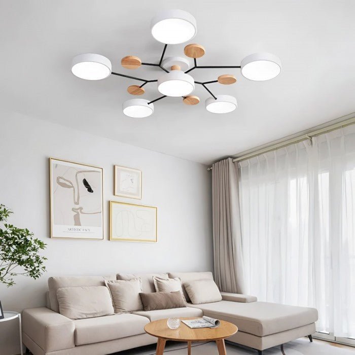 Ljusgren – Scandinavische LED Plafondlamp met Vertakte Vorm | Modern & Energiezuinig Ontwerp