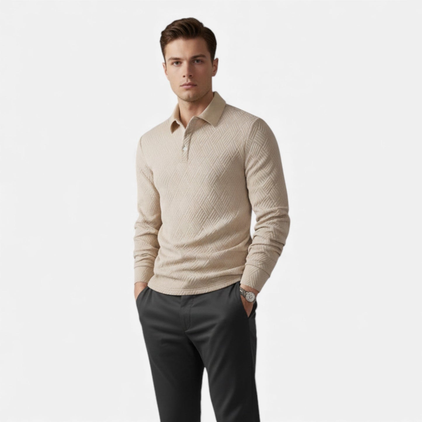 Heren langarmshirt