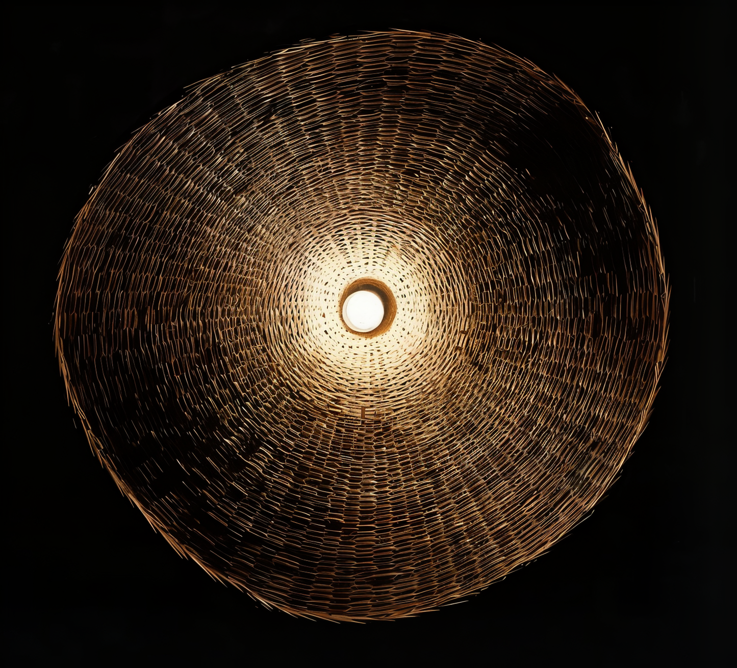 BambWicker Hanglamp – Handgemaakte Rattan Verlichting met Natuurlijke Elegantie