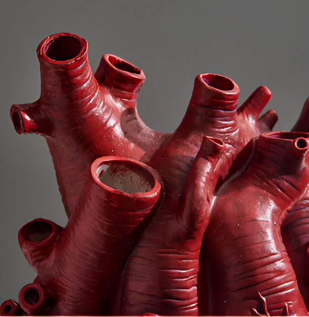 EcoHeart Houten Hartvormige Vaas van Bamboe – Duurzame Bloemenhouder in Romantisch Design