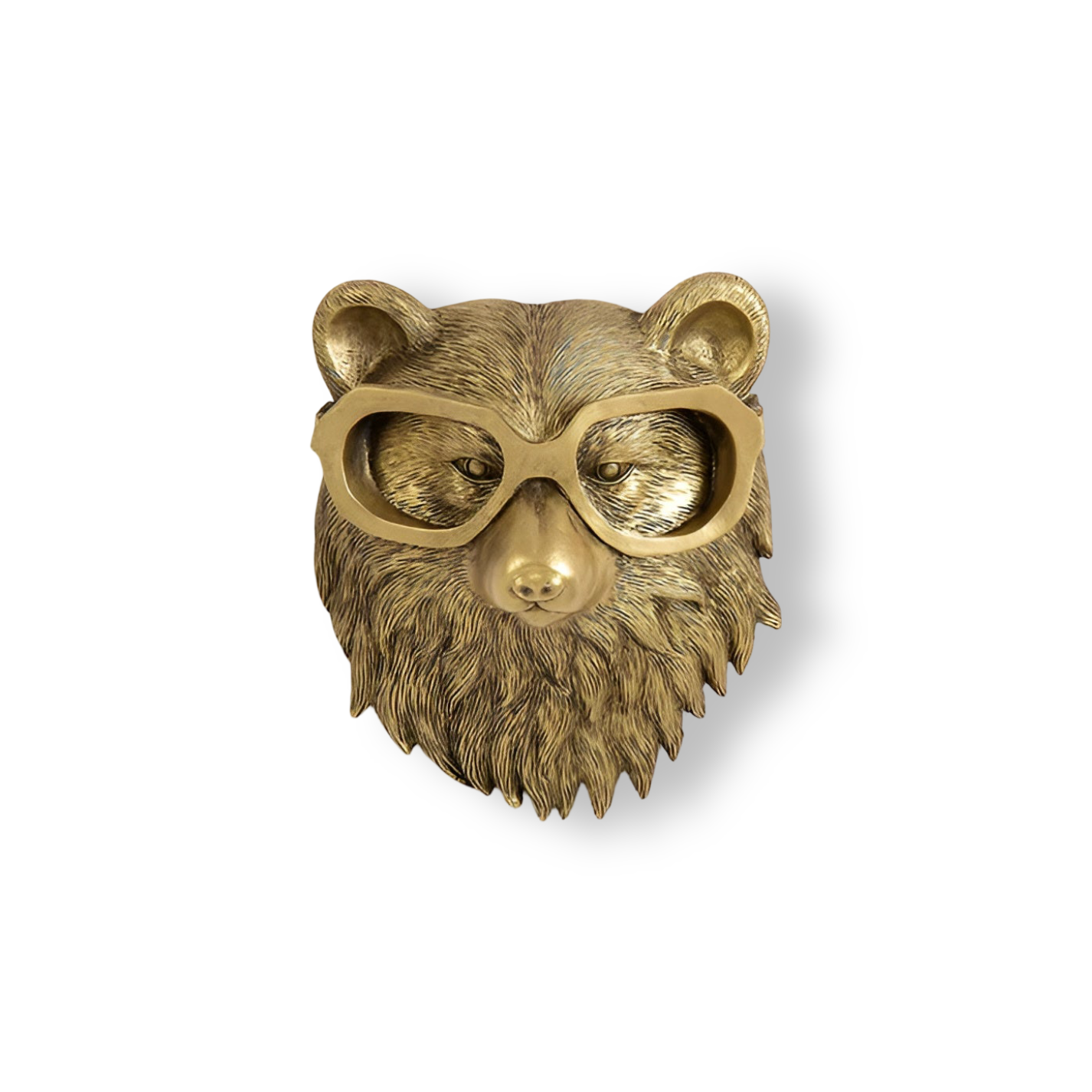 Decoratieve Dieren Wandhaak – Goudkleurige Muurhaak in Herten- of Dierenkop Design