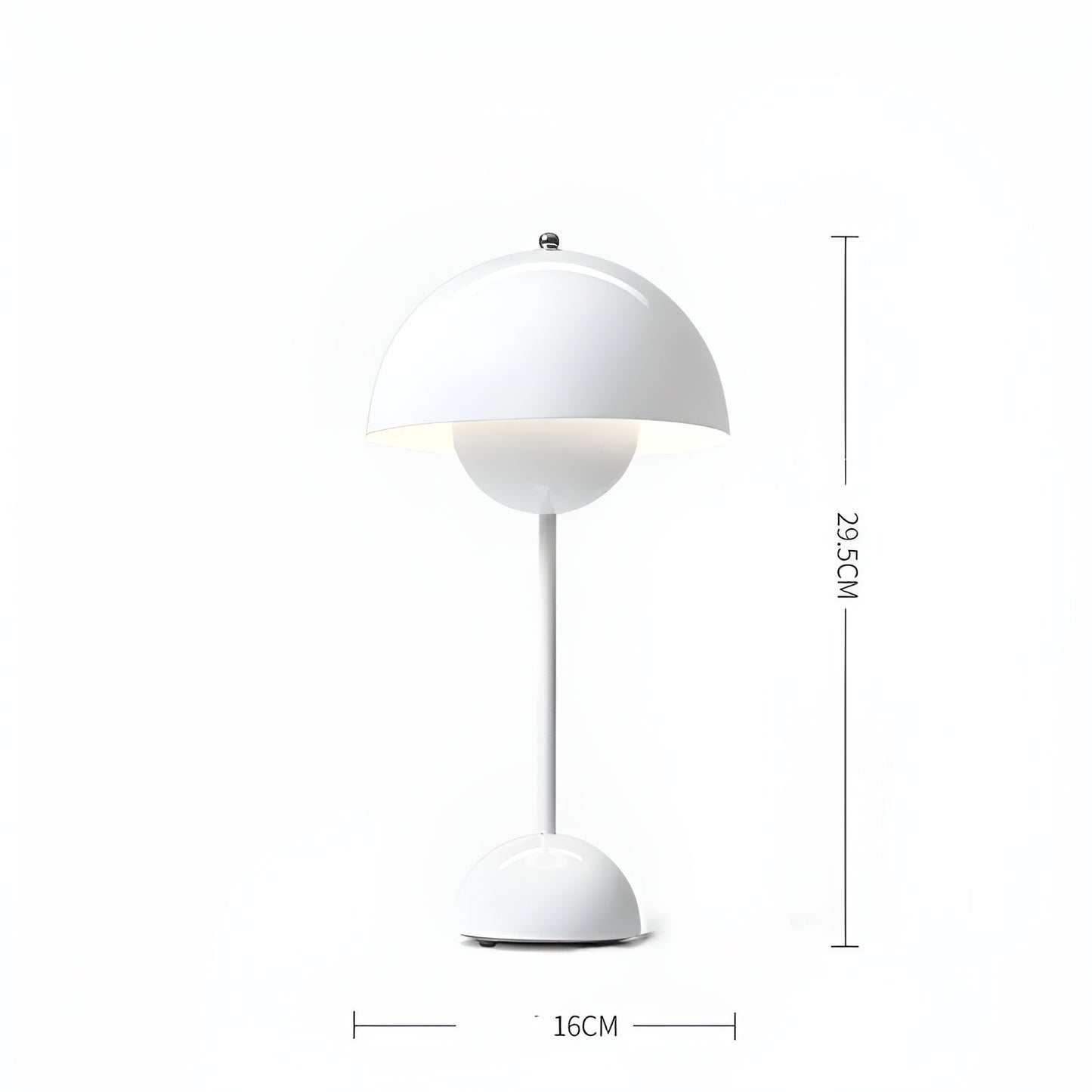 Valmira tafellamp – moderne draadloze ledlamp in paddenstoelvorm met touchbediening
