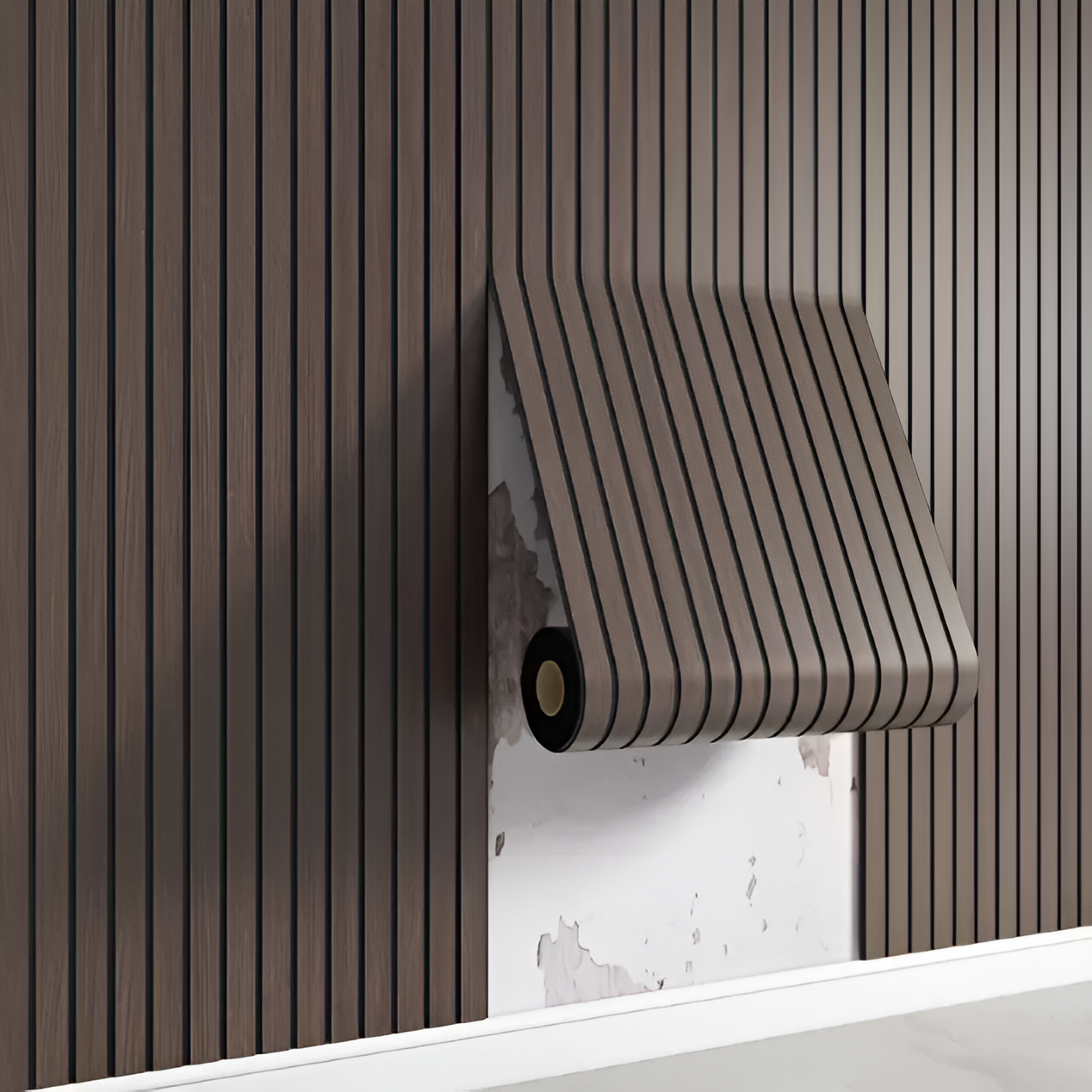 3D Akoestisch Wandpaneel – Zelfklevende PVC Wanddecoratie