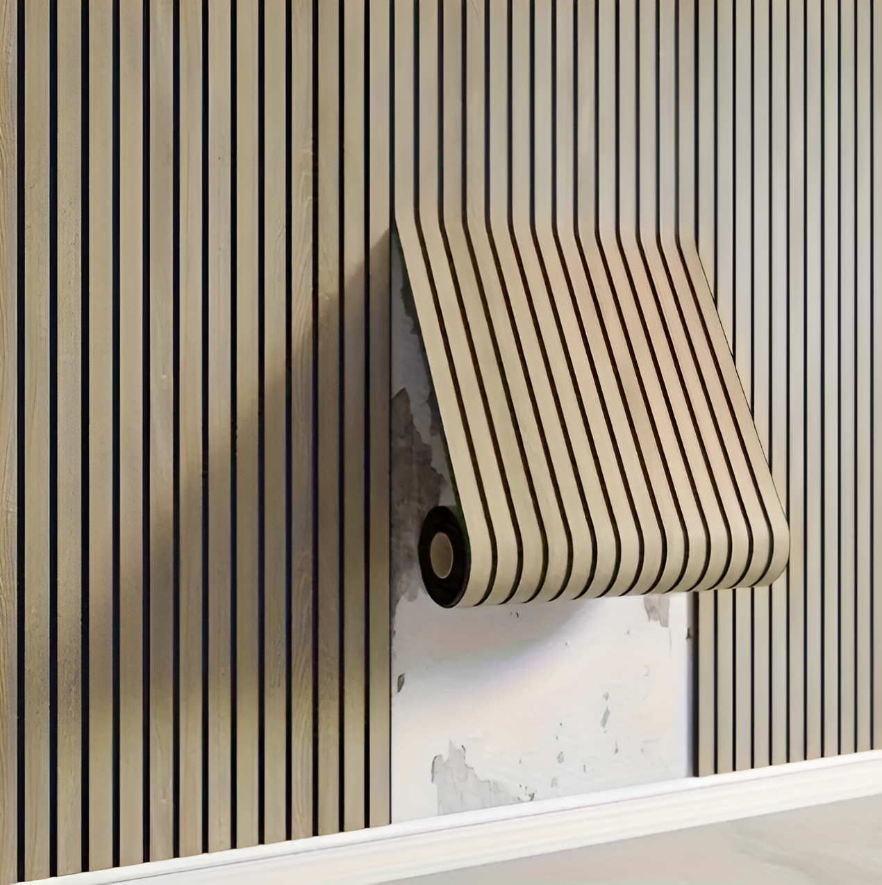 3D Akoestisch Wandpaneel – Zelfklevende PVC Wanddecoratie