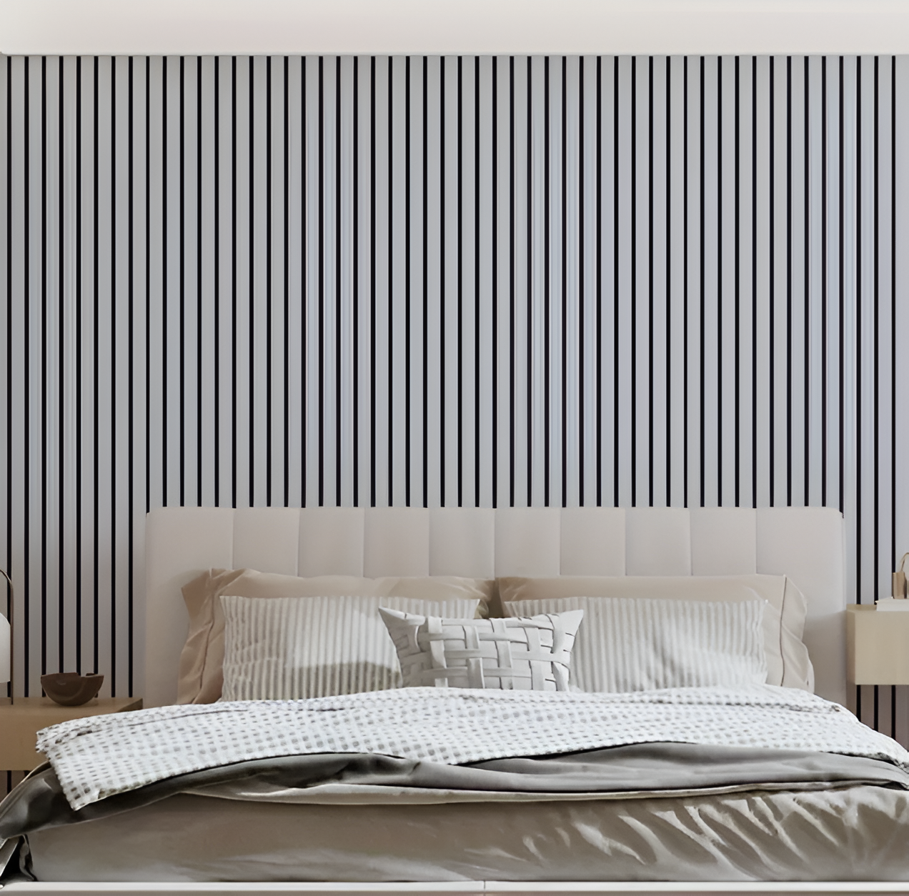 3D Akoestisch Wandpaneel – Zelfklevende PVC Wanddecoratie