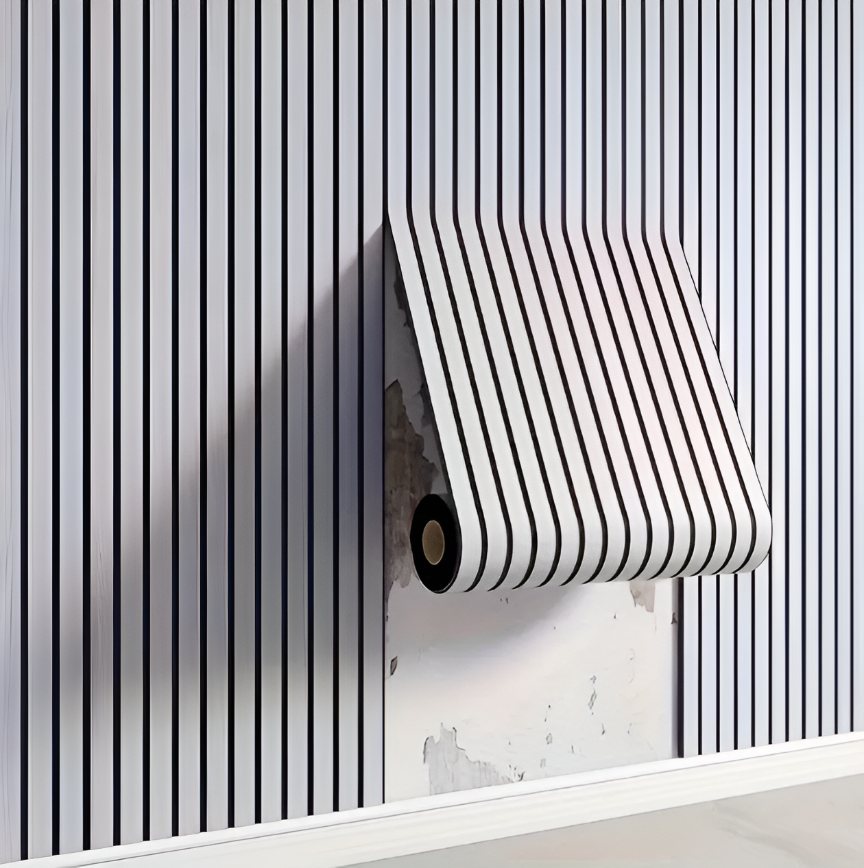 3D Akoestisch Wandpaneel – Zelfklevende PVC Wanddecoratie