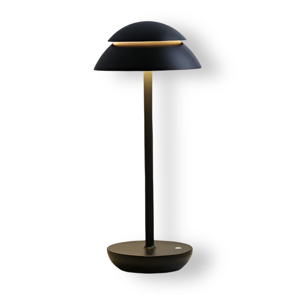 Draadloze LED Tafellamp in Parapludesign – Dimbaar, Oplaadbaar en Modern