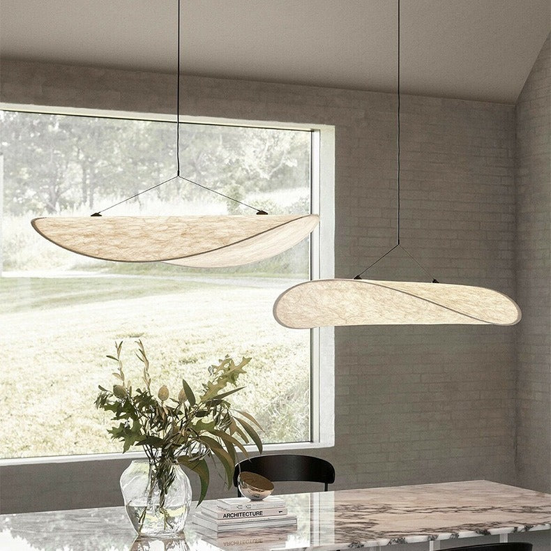 Japandi Hanglamp Zijde - Minimalistisch Design voor Slaapkamer