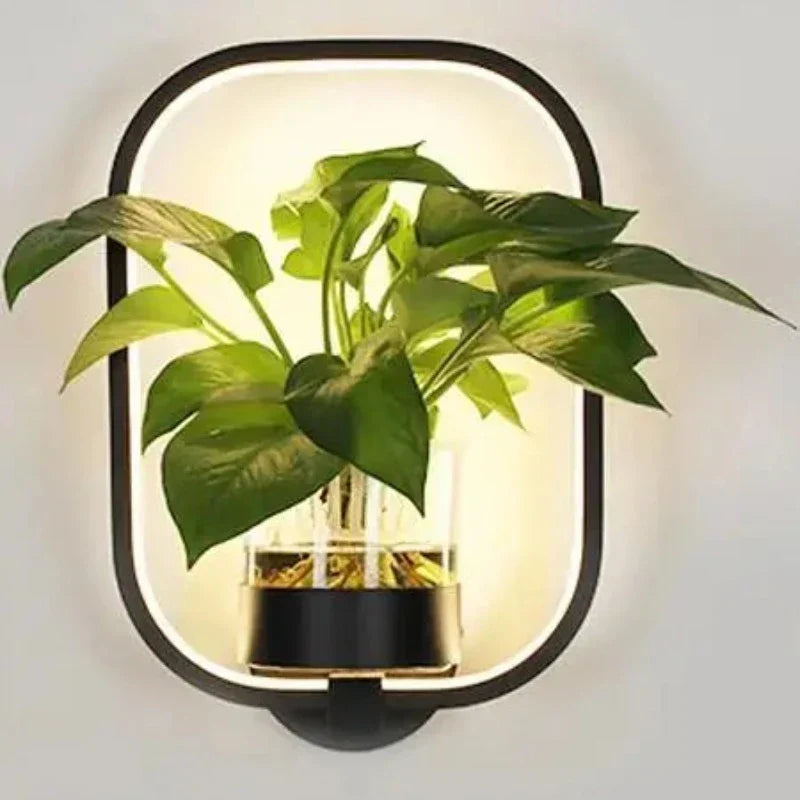 Wandlamp – Met Plantenhouder