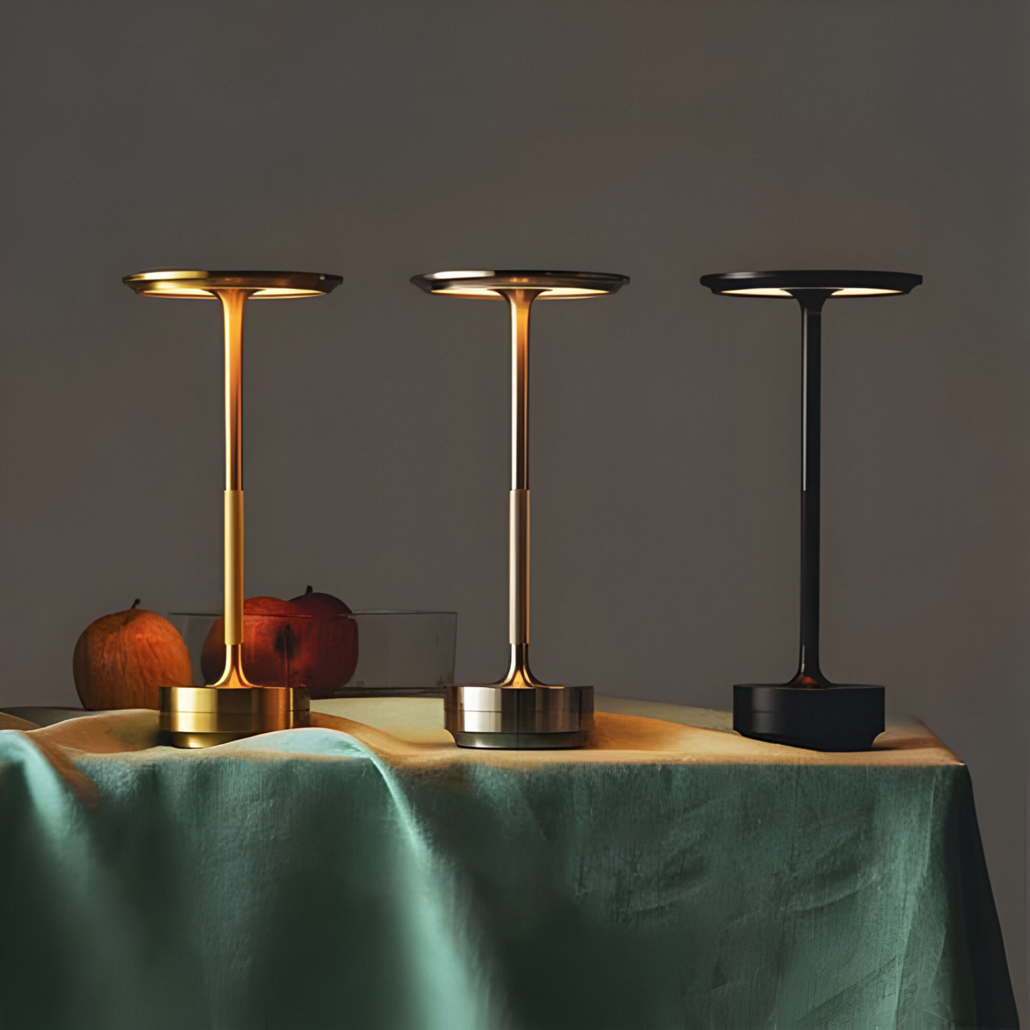 Lumora tafellamp – draadloze designlamp met touchbediening en dimbaar ledlicht