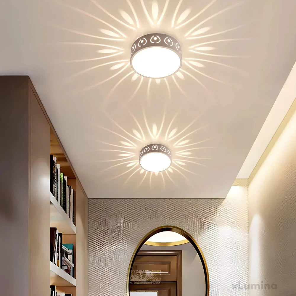 Moderne LED Plafondlamp - Ultravlak Design met Warm of Koel Licht voor Gang, Entree en Balkon