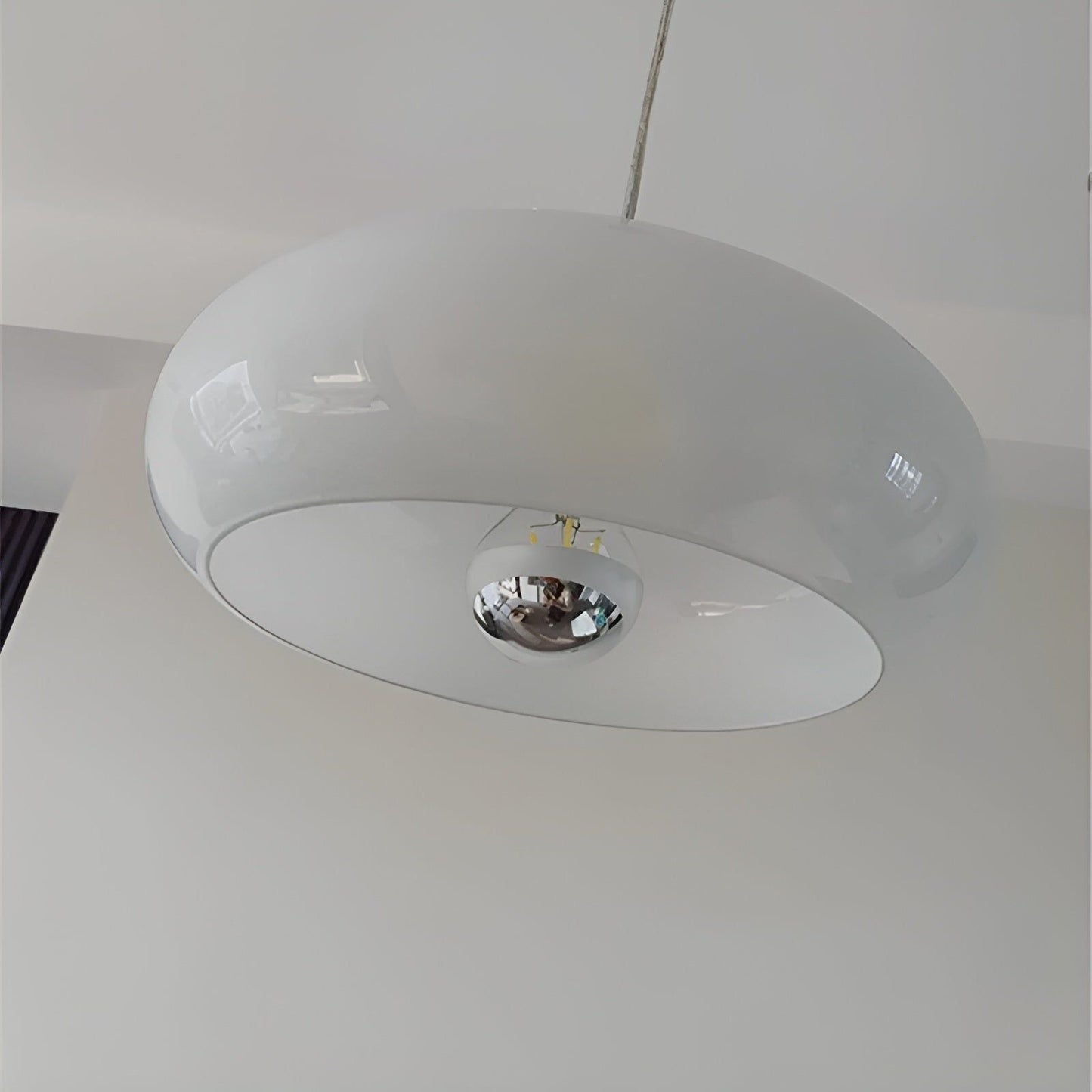 Eloura Glazen Hanglamp – Retro LED Hanglamp in Scandinavische Stijl met Dimbaar Licht