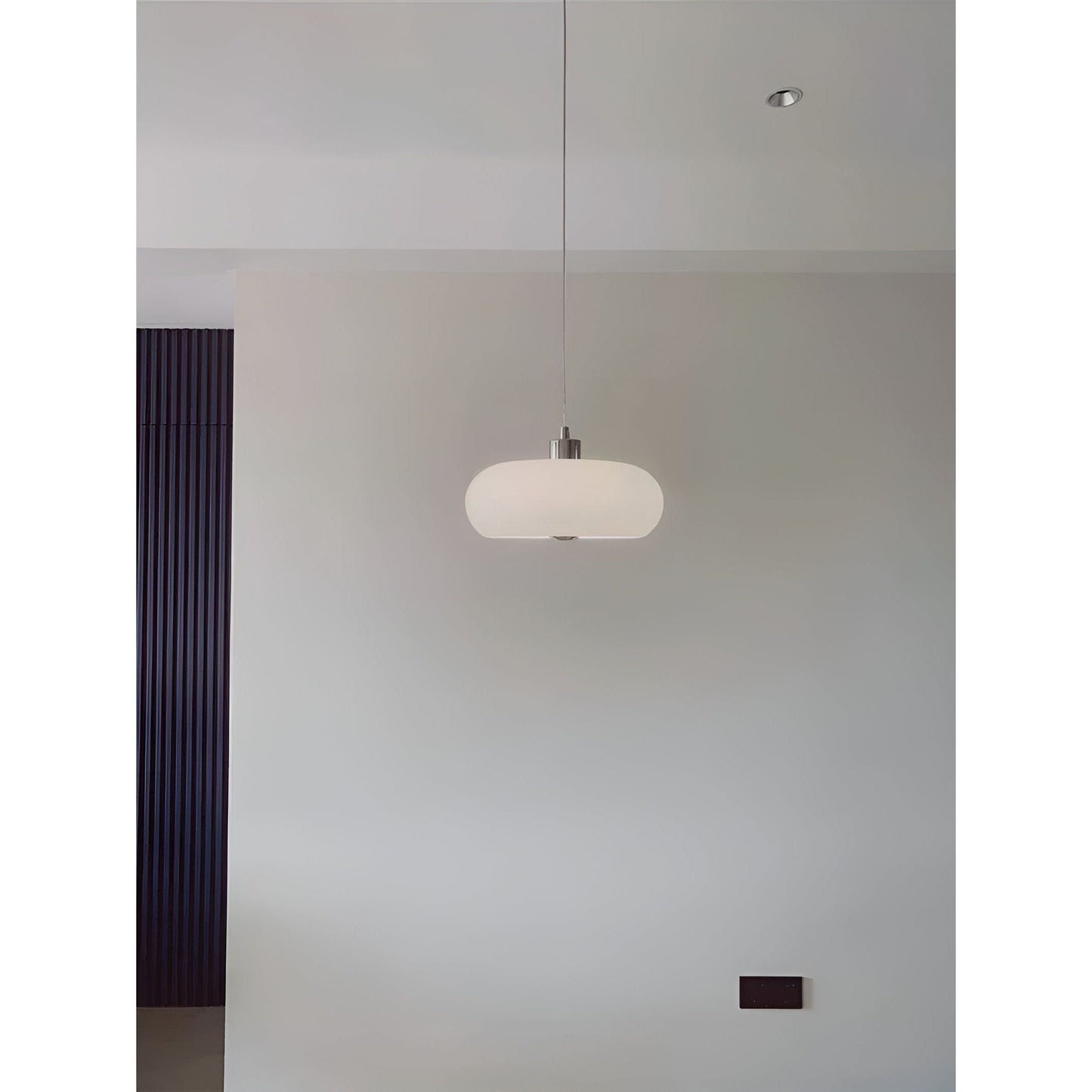 Eloura Glazen Hanglamp – Retro LED Hanglamp in Scandinavische Stijl met Dimbaar Licht
