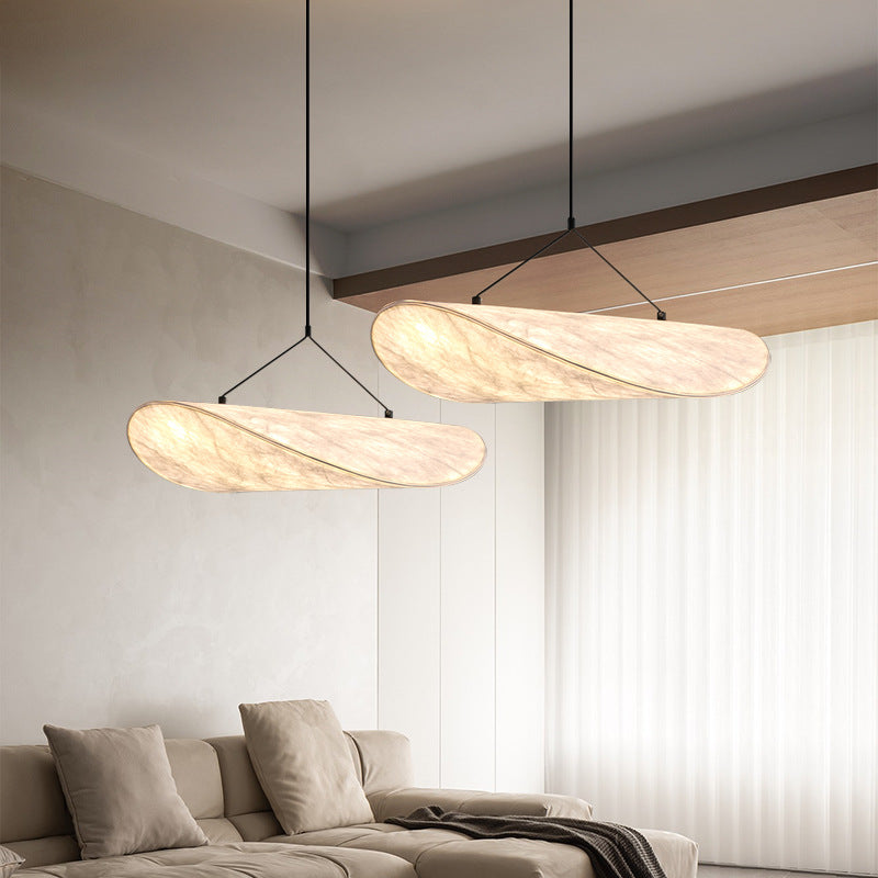 Japandi Hanglamp Zijde - Minimalistisch Design voor Slaapkamer