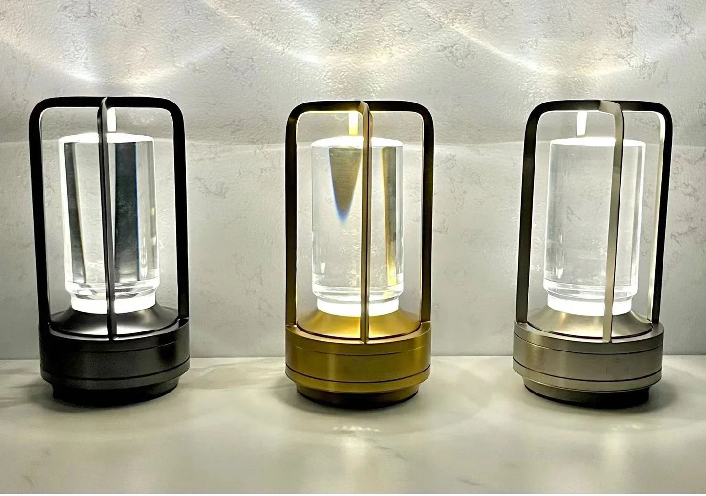 Lunero Draadloze Lantaarnlamp – Moderne LED Tafellamp voor Binnen & Buiten