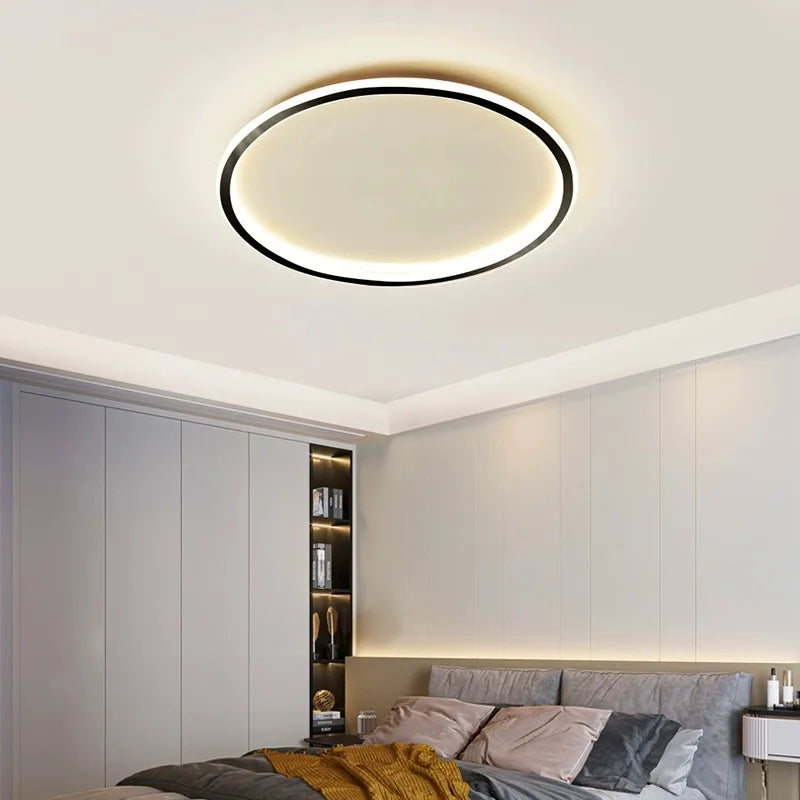 UltraThin LED Plafondlamp – Dimbare Ronde of Vierkante Lamp met Afstandsbediening