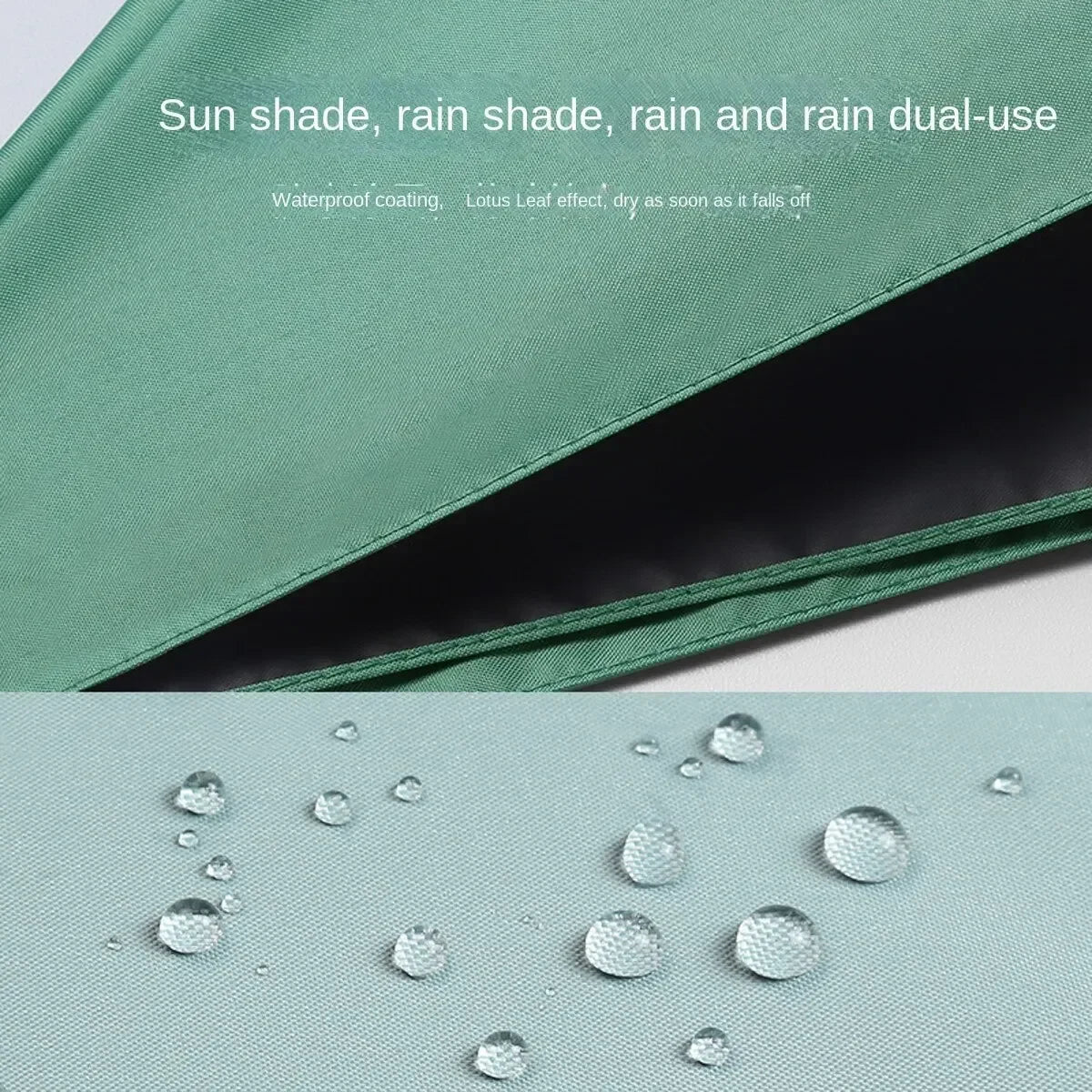 Compacte Paraplu – Mini reisparaplu, waterafstotend polyester, 18 cm, 200 g
