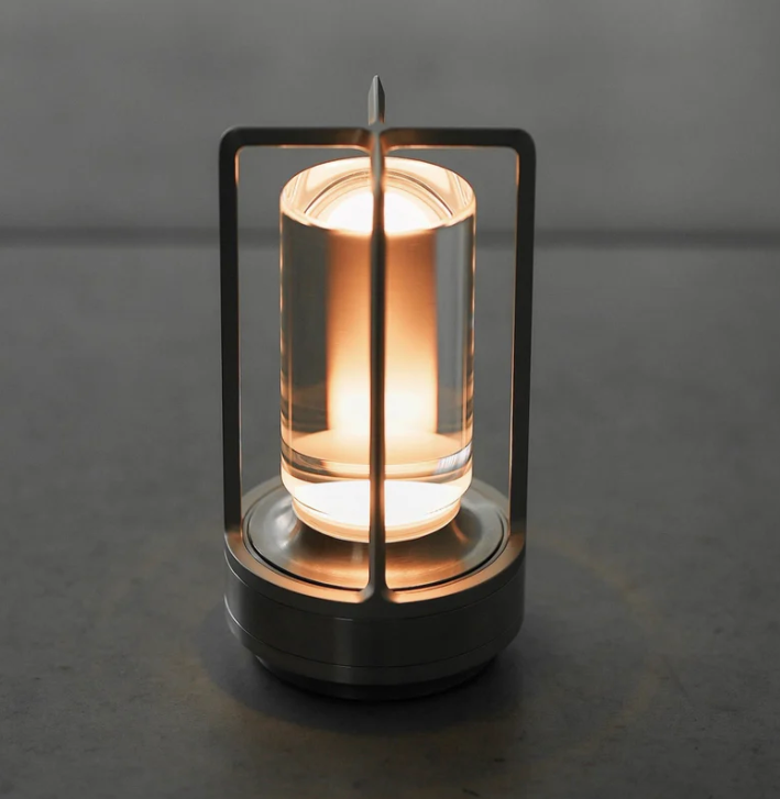 Lunero Draadloze Lantaarnlamp – Moderne LED Tafellamp voor Binnen & Buiten