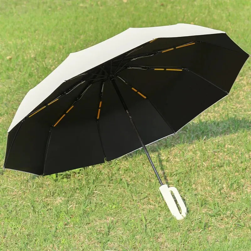 Automatische paraplu – Winddicht, UV-bescherming, opvouwbaar reisformaat 100 cm