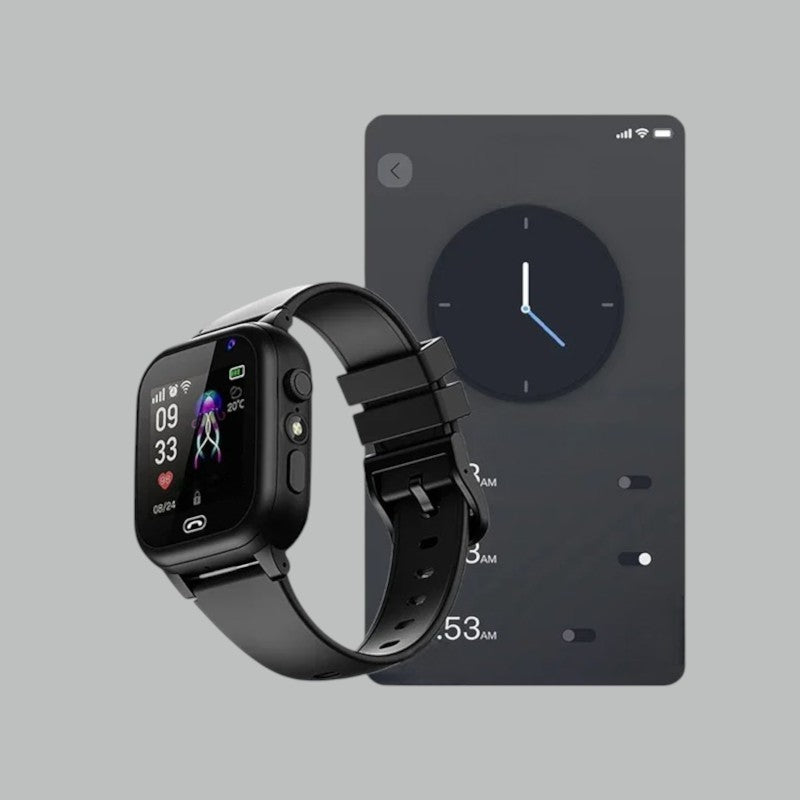 Kinder Smartwatch met GPS, SOS-Knop & Camera – Veiligheid, Bellen & Tracking in Één | Met Spraakfunctie, Zaklamp & Veilige Zones | Lichtgewicht & Nederlandstalig