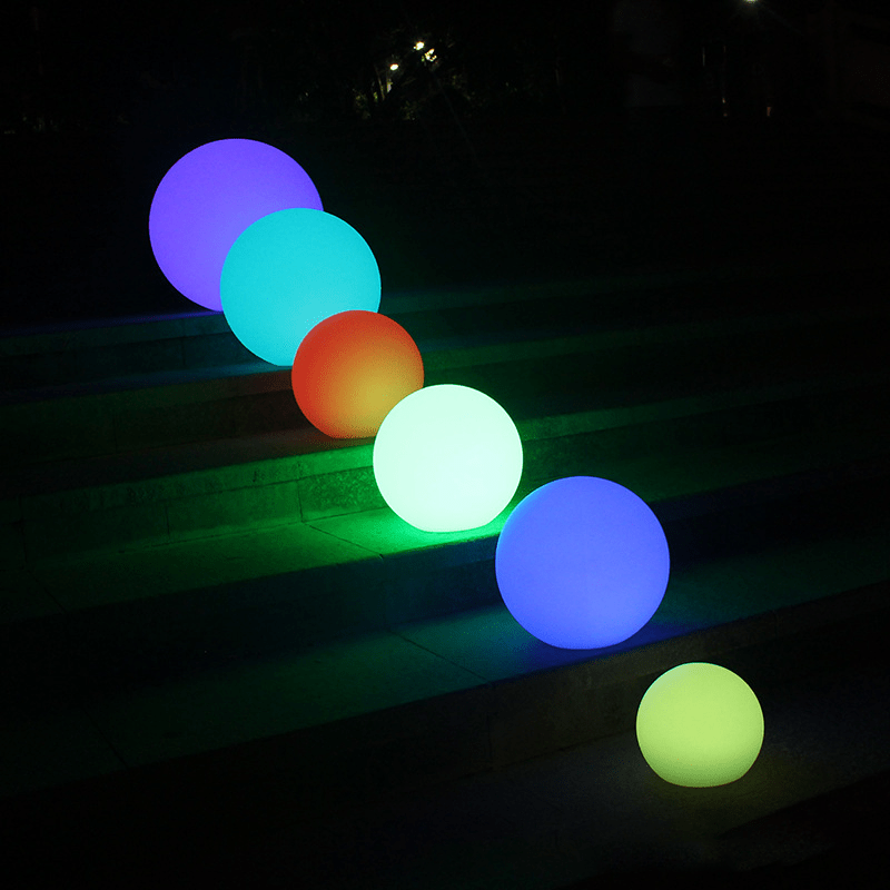 Aurora Garden Sphere – LED Buitenlamp met 16 Kleuren en Afstandsbediening