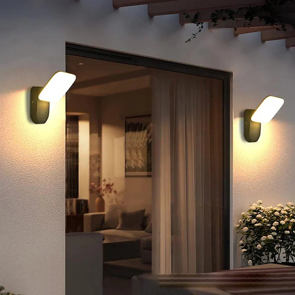 LED Buitenlamp met Bewegingssensor – Waterdichte Gevelverlichting voor Tuin en Oprit (12W PIR)