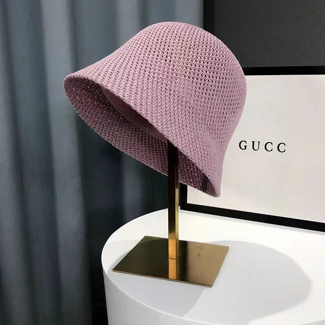 Lichtgewicht Zonnehoed voor Dames – Opvouwbare UV-hoed met Brede Rand en Ademend Materiaal | Elegant Design met Japanse Invloeden | Ideaal voor Strand, Reizen & Zomeroutfits