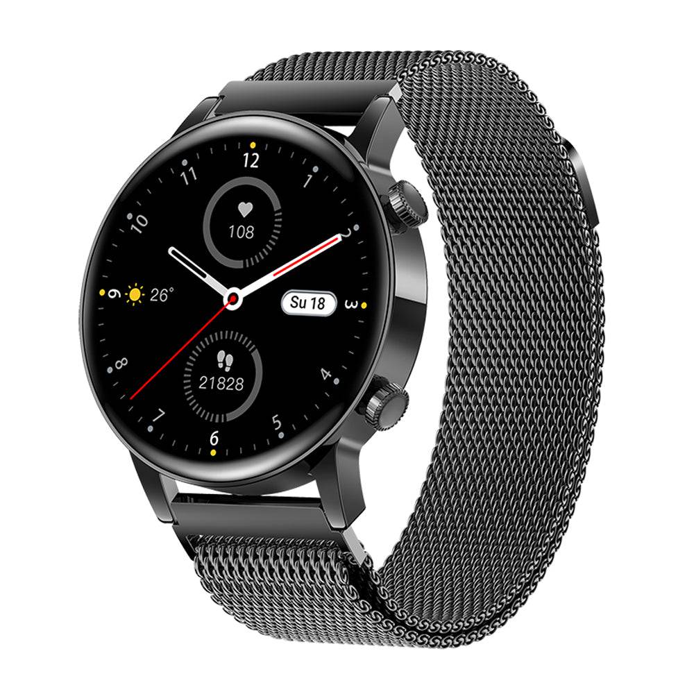 Smartwatch voor Dames – Slank Design, Gezondheidstracking & Meldingen | Waterdicht & Compatibel met Android & iOS