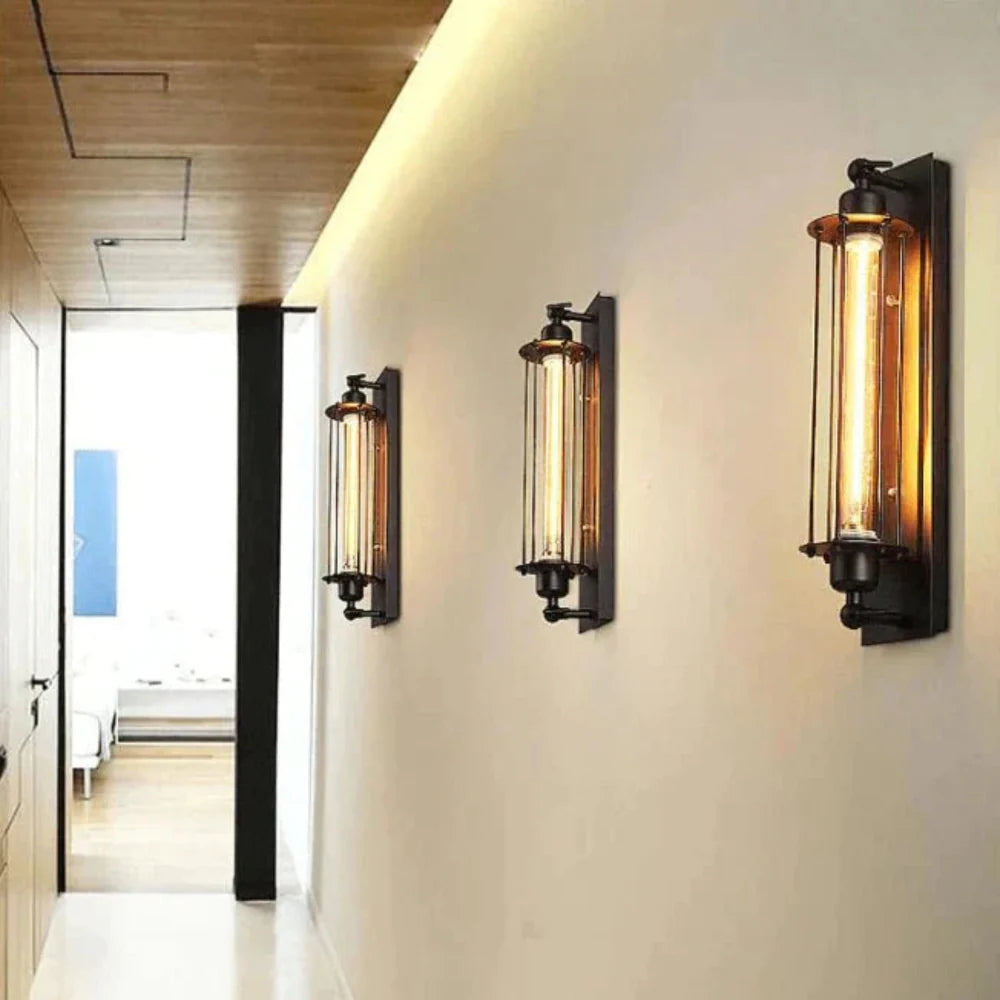 Vintage Wandlamp van Metaal - Tijdloos LED Design voor een Klassiek en Modern Interieur