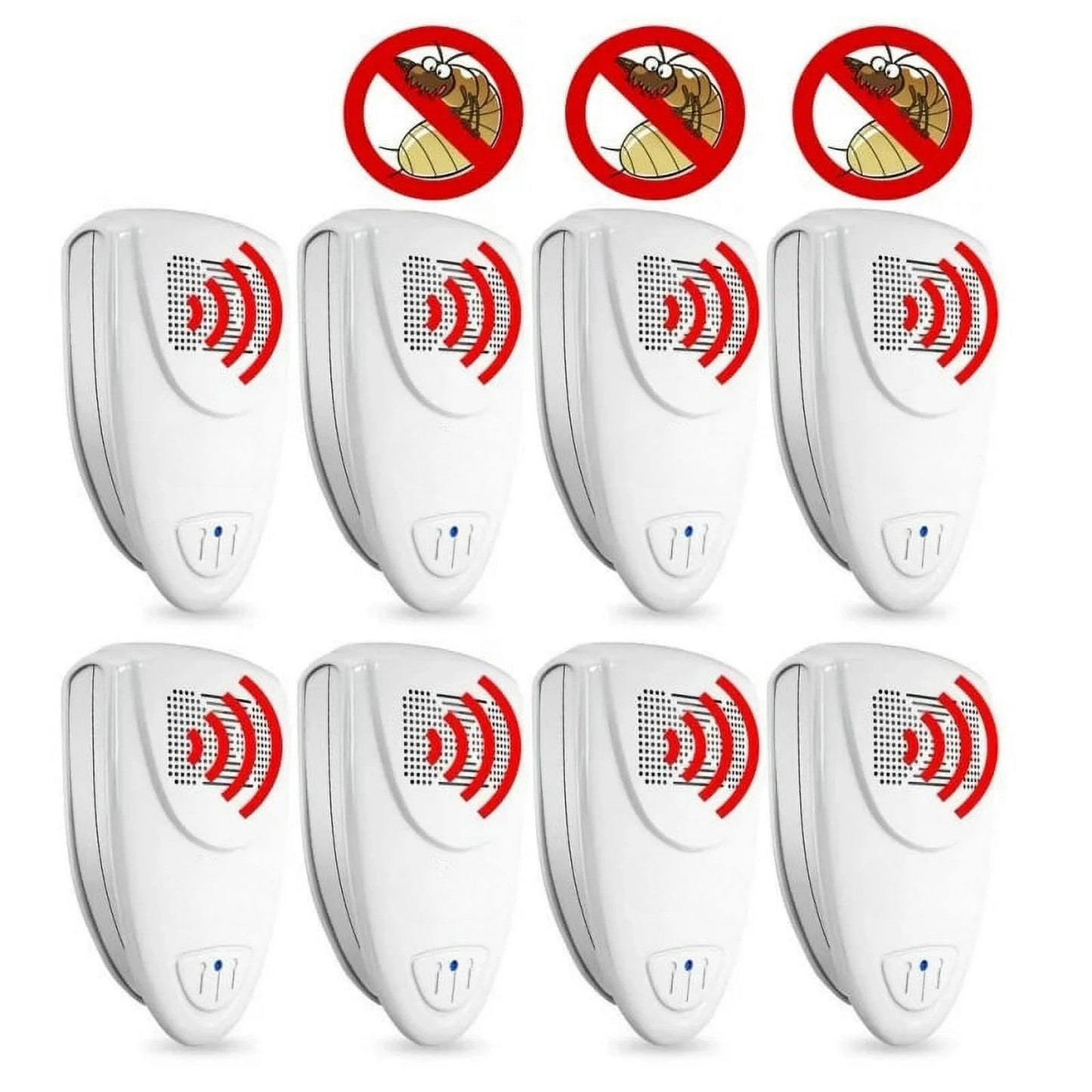Ultrasone Bedwants Verjager – Chemievrij Anti-Insect Apparaat voor Slaapkamers | Veilig voor Kinderen & Huisdieren – 20–65 KHz Dekking tot 20 m²