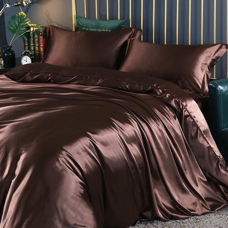 SilkLuxe Satijnen Beddengoed Set – Zacht, Ademend & Luxe Slaapcomfort voor Elke Nacht