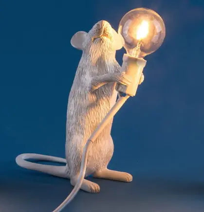 Lumo Mouse Tafellamp – Decoratieve Muislamp met Sculpturale Uitstraling