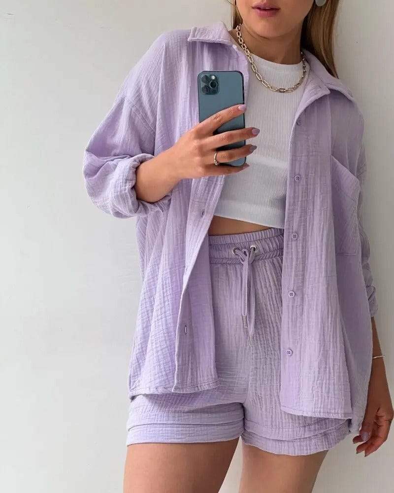 Emma | Luchtig Comfortabel Overhemd met Broek 6