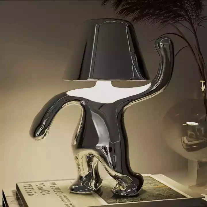 Lumofigo Sculpturale Tafellamp – Design Lamp met Glanzende Afwerking en Organisch Silhouet
