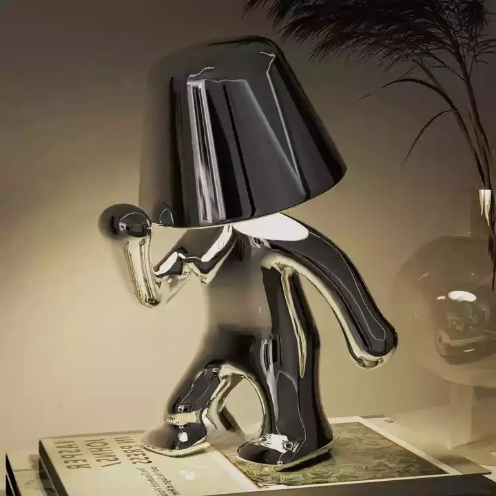 Lumofigo Sculpturale Tafellamp – Design Lamp met Glanzende Afwerking en Organisch Silhouet