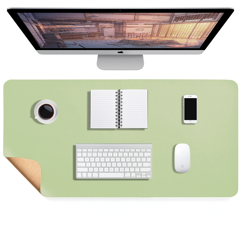 Luxe PU-Leder | Stijlvolle Waterdichte Bureau Onderlegger 11